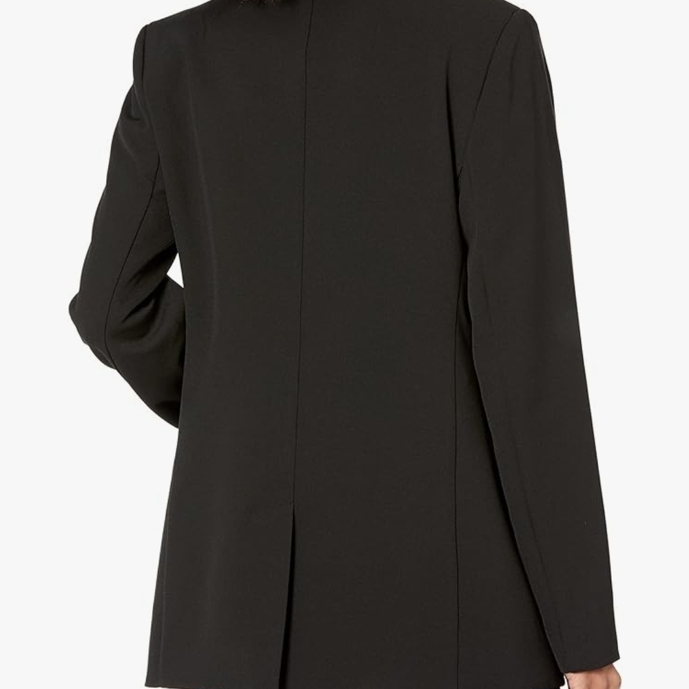 The Drop Women's Blake Long Blazer S Black NWT Retail $75 - Picture 8 of 10